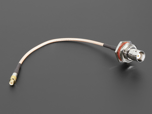 5.5" long MCX Jack to BNC RF adapter cable.