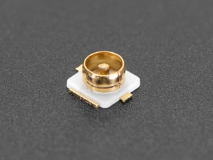 Angled Shot of the uFL SMT Antenna Connector.
