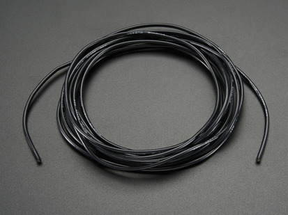 Black Silicone Cover Stranded-Core Wie