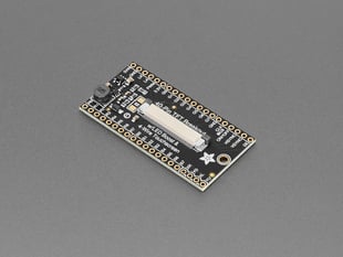 Angled shot of black, rectangular TFT breakout board.