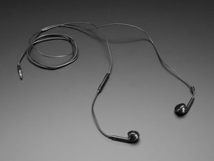 Cell-phone TRRS Headset - Earbud Headphones with Microphone