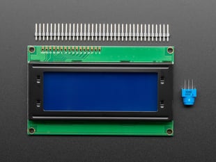 Character LCD with 20x4 characters, with header and potentiometer