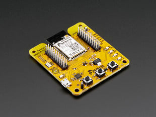 ACKme WiConnect WiFi Module - Mackerel Evaluation Board with module,  many buttons and header breakouts