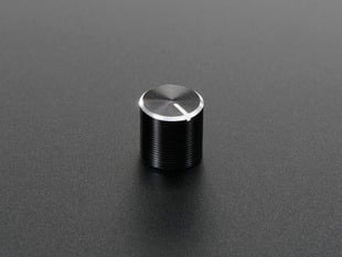 Short Slim Metal Potentiometer Knob 