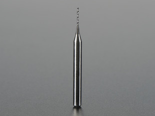 End mill drill bit standing up.