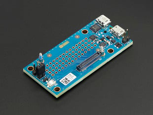 Angled shot of a Intel® Edison board. 