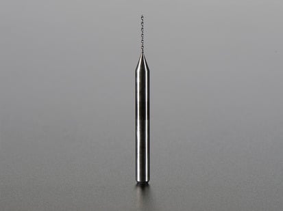 PCB drill bit standing up.