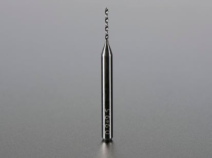 PCB drill bit standing up.