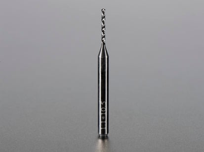 PCB drill bit standing up.