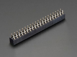 Top shot of GPIO Header for Raspberry Pi HAT - 2x20 Short Female Header 