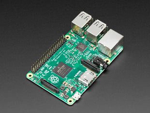 Angled shot of Raspberry Pi 2 Model B