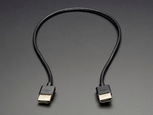 1.5 foot long slim HDMI cable.