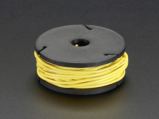 Yellow stranded-core wire 