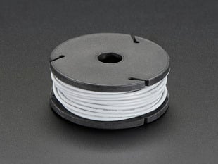 Light gray stranded-core wire on a reel.