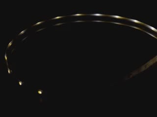 Video of warm white LED strip.
