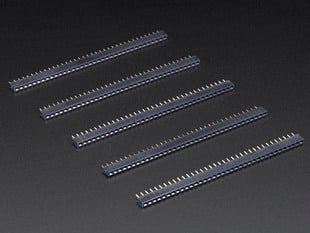 Pack of 5 of 36-pin 0.1 inch Short Female Header 