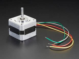 Angled shot of a Stepper motor - NEMA-17.