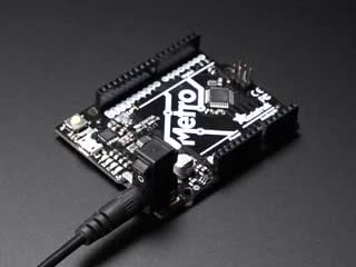 Demo Video Showing a hand press the switch on the 2.1mm DC Power Jack with Rocker Switch and powering the Metro board it's connected to.