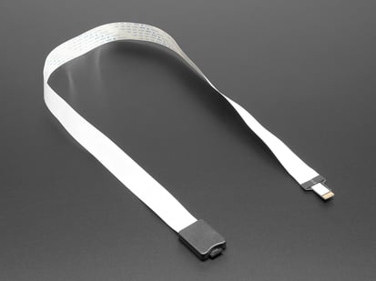 Angled shot of a 68cm long micro SD card extender cable.