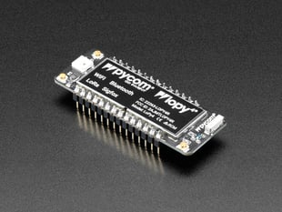 Angled shot of Pycom LoPy4.