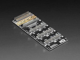 Angled shot of Pimoroni pHAT Stack 