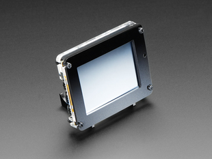 Demo Shot of the Assembled Adafruit PyPortal Desktop Stand Enclosure Kit.