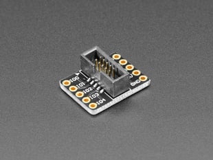 Angled shot of a Binho Breadboard Breakout. 