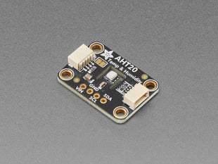 Angled Shot of the Adafruit AHT20 Temp+Hum Sensor - Assembled PCB