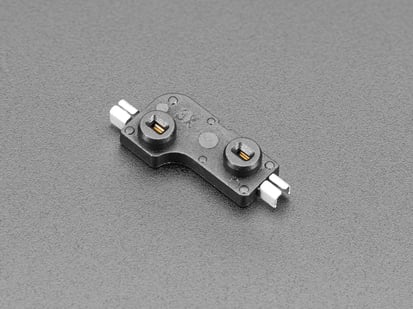 Reverse angled shot of single Kailh switch socke.