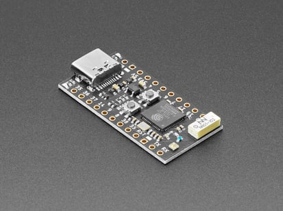 Angled shot of TinyS2 dev board.