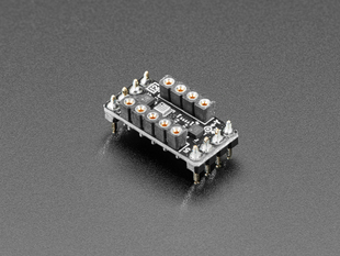 Angled shot of Sony Spresense sensor add-on board.