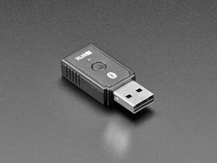 Angled shot of Bluetooth USB key.