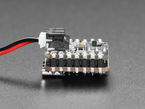 Close-up "sandwich" shot of QT Py and LiPo BFF