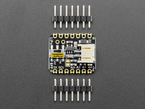 small, black, square-shaped breakout board with two 7-pin headers