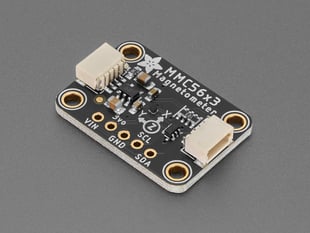 Angled shot of magnetometer breakout.
