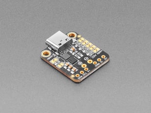 Angled shot of PD sink breakout board.