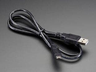 USB cable - USB A to Micro-B - 3 foot long