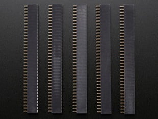 pack of five, 36-pin 0.1 inch Female header