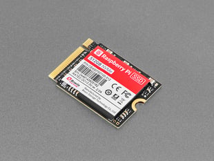 Angled Shot of the Raspberry Pi 512GB SSD.