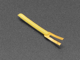 Angled shot of 25mm long LED filament.