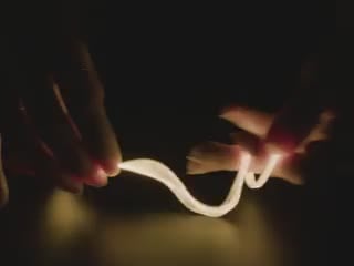 Demo Video of the Single ended nOOds - 300mm long Flexible LED Filament.