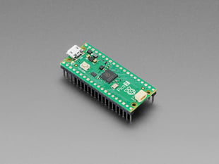 Angle Shot of the Raspberry Pi Pico 2 with Header.
