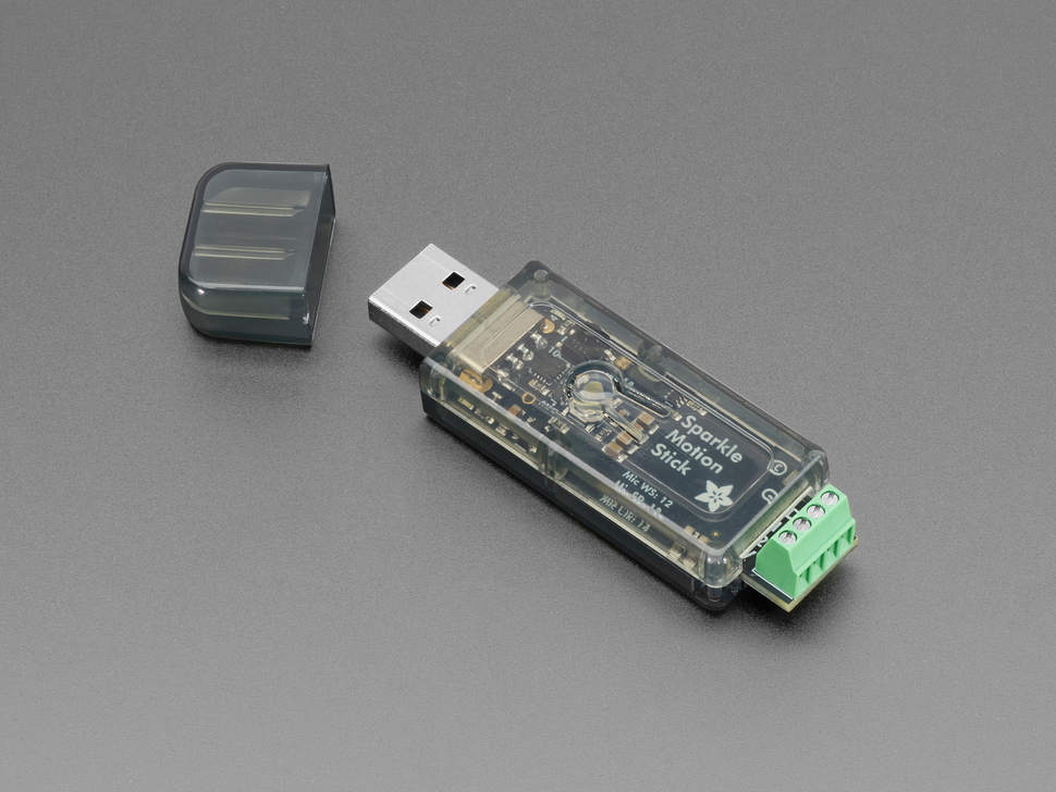 Additional shot of stick PCB in three-piece enclosure.