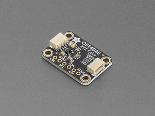 Angled Shot of the OPT4048 Color/Lux Sensor.