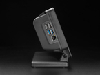 USB and Ethernet ports on assembled touchscreen enclosure.