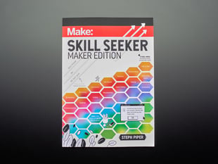 Top Down Shot of the Front Cover of the textbook: Skill Seeker: Maker Edition.