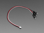 3-pin JST-SH plug header cable with red, black, and white headers.