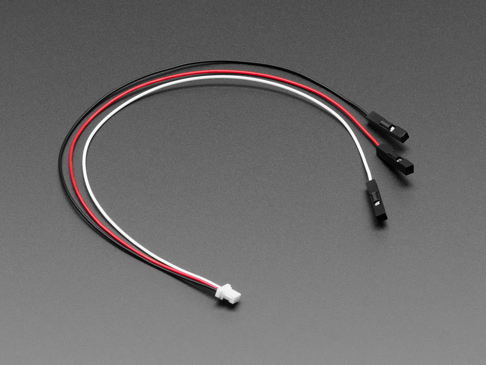 3-pin JST-SH with socket headers cable.