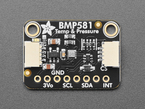 Close Up Top Down Front Shot of the Adafruit BMP581 I2C or SPI Temperature Humidity Pressure Sensor.