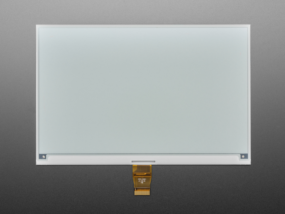 Blank 7.5" electronic ink display module.
